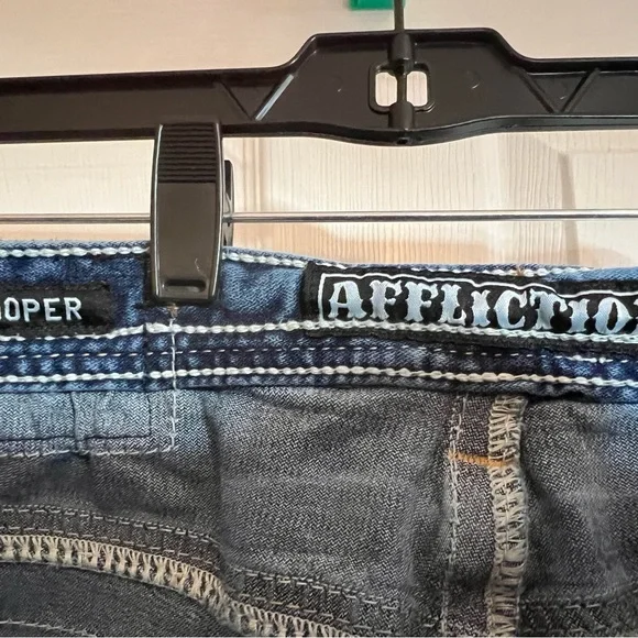 Men’s Affliction cooper jeans size 31 - Picture 6 of 8
